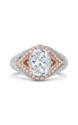 Shah Luxury Carizza Boutique Engagement Ring QRO0066EQK-40WP-3.00 product image